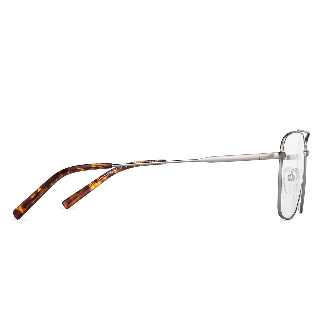 Vincent Chase Online Mid Gunmetal Full Rim Square left side