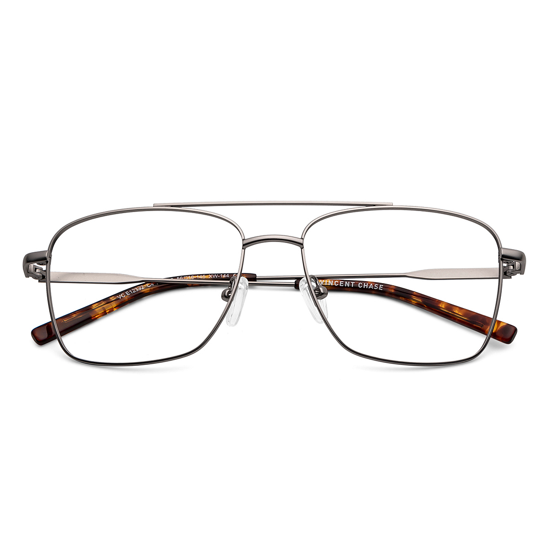 Vincent Chase Online Mid Gunmetal Full Rim Square left side