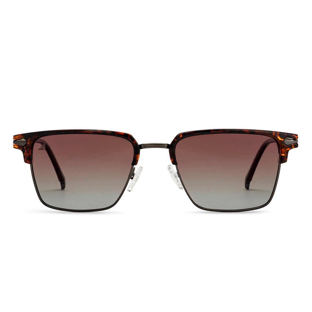 Vincent Chase Online Gunmetal Full Rim Clubmaster right side