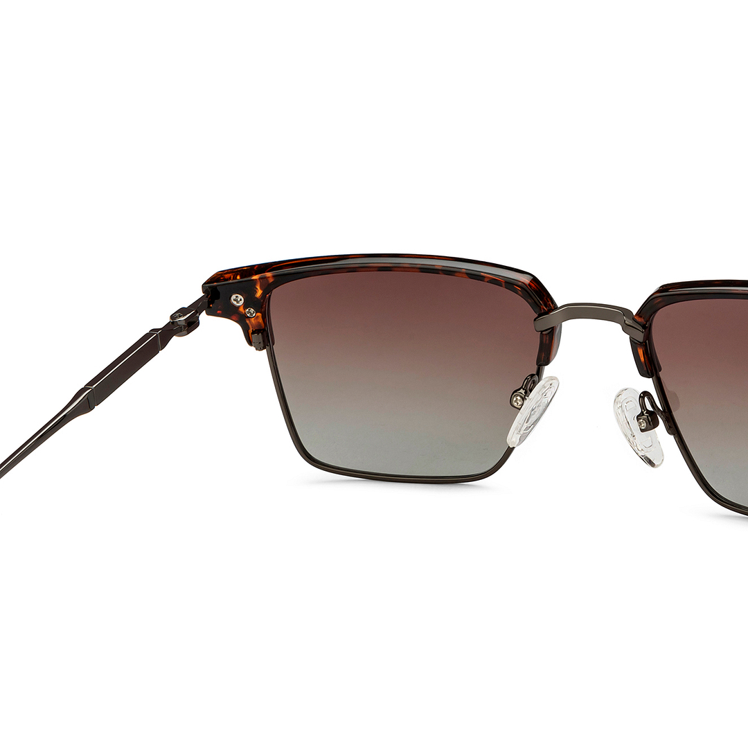 Vincent Chase Online Gunmetal Full Rim Clubmaster right side