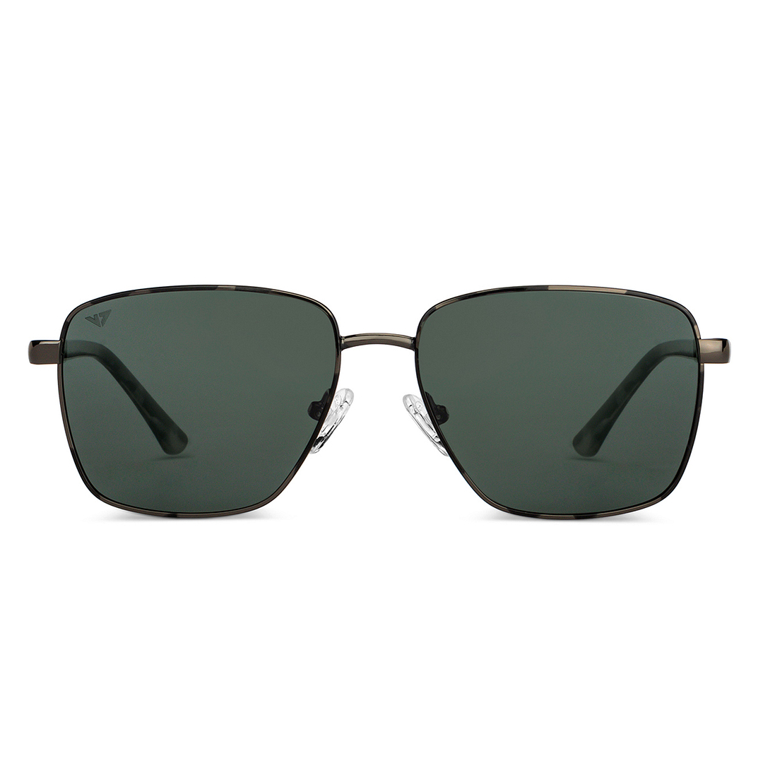Vincent Chase Online Gunmetal Full Rim Rectangle left side