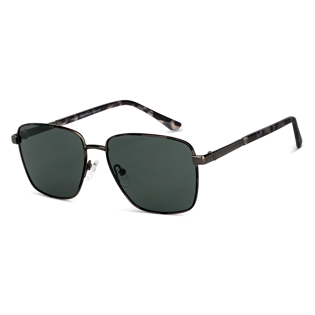 Vincent Chase Online Gunmetal Full Rim Rectangle right side