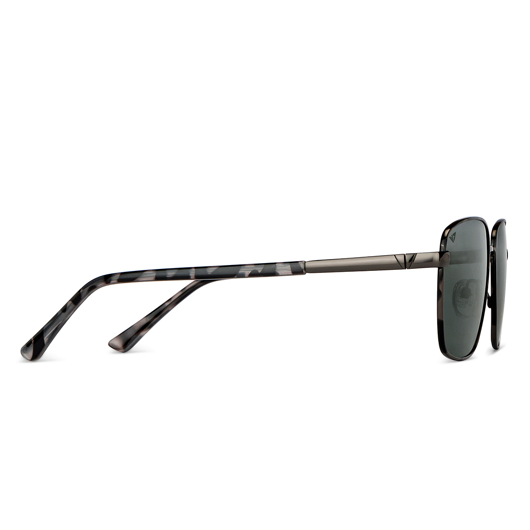 Vincent Chase Online Gunmetal Full Rim Rectangle left side