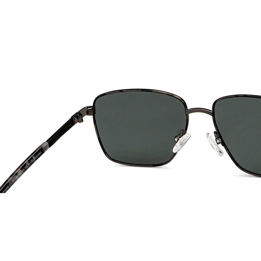 Vincent Chase Online Gunmetal Full Rim Rectangle right side
