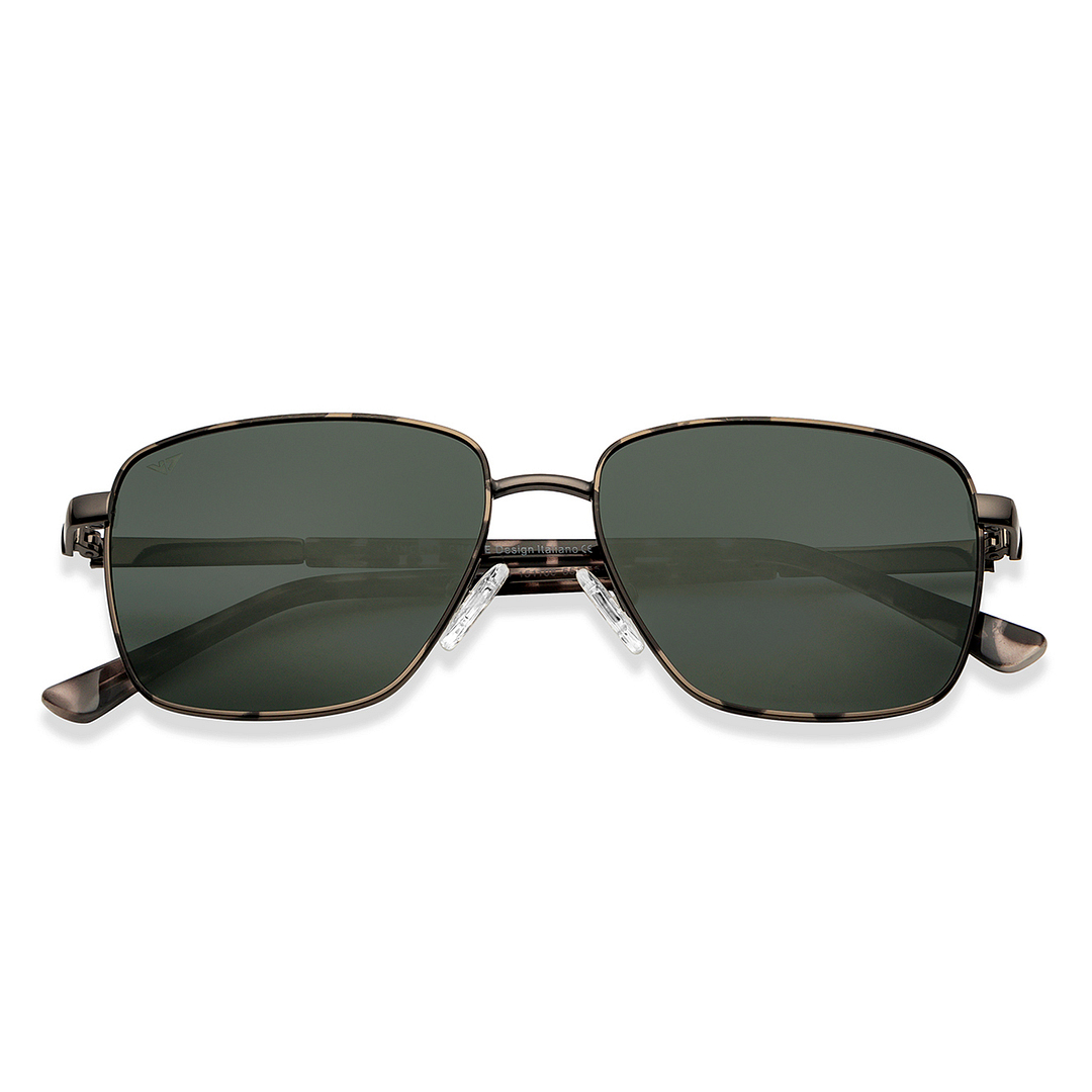Vincent Chase Online Gunmetal Full Rim Rectangle left side