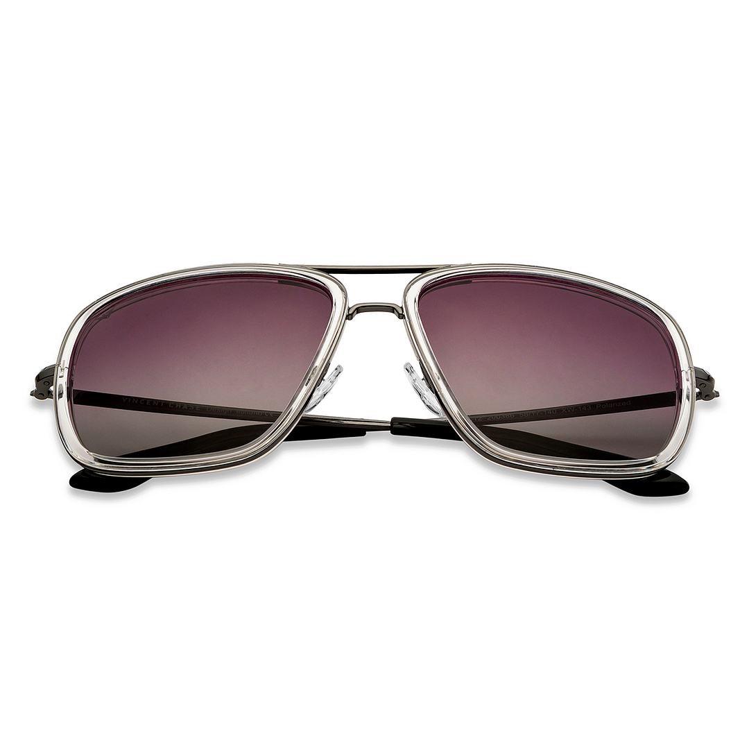 Vincent Chase Online Crystal Full Rim Square left side