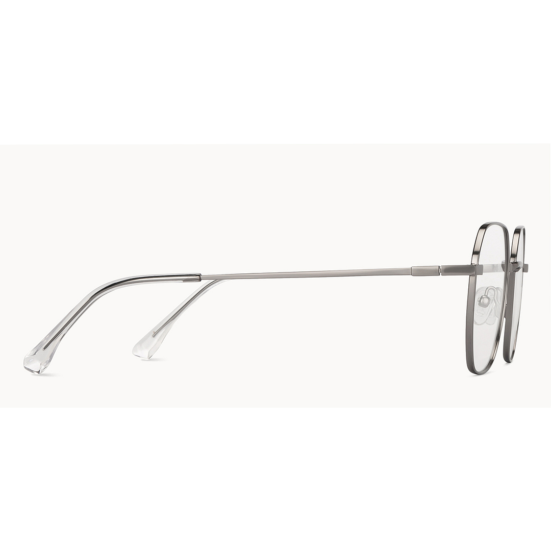 Vincent Chase Online Mid Gunmetal Full Rim Geometric left side