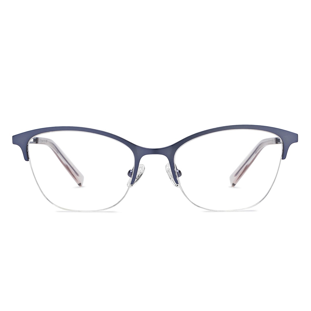 Vincent Chase Online Lavender Half Rim Cat Eye left side