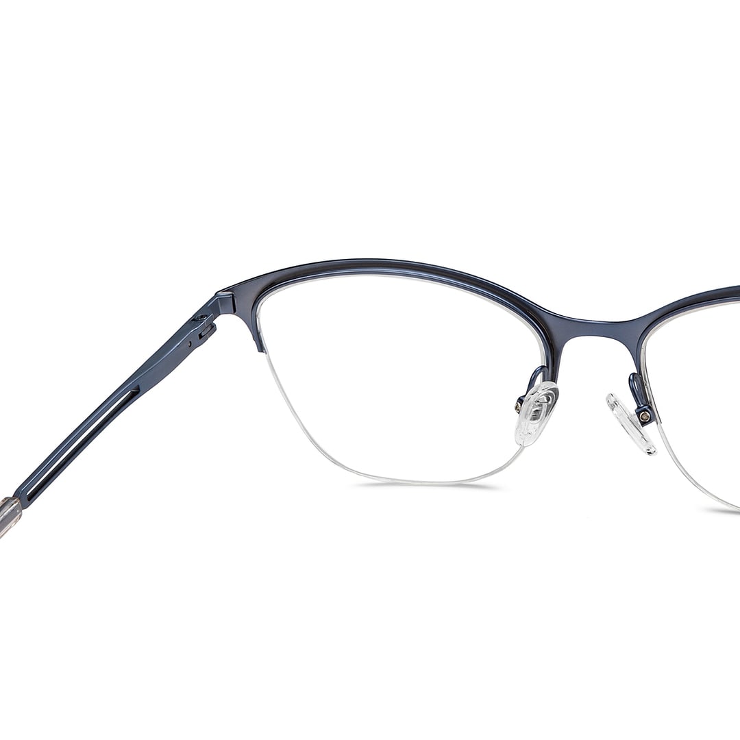 Vincent Chase Online Lavender Half Rim Cat Eye right side