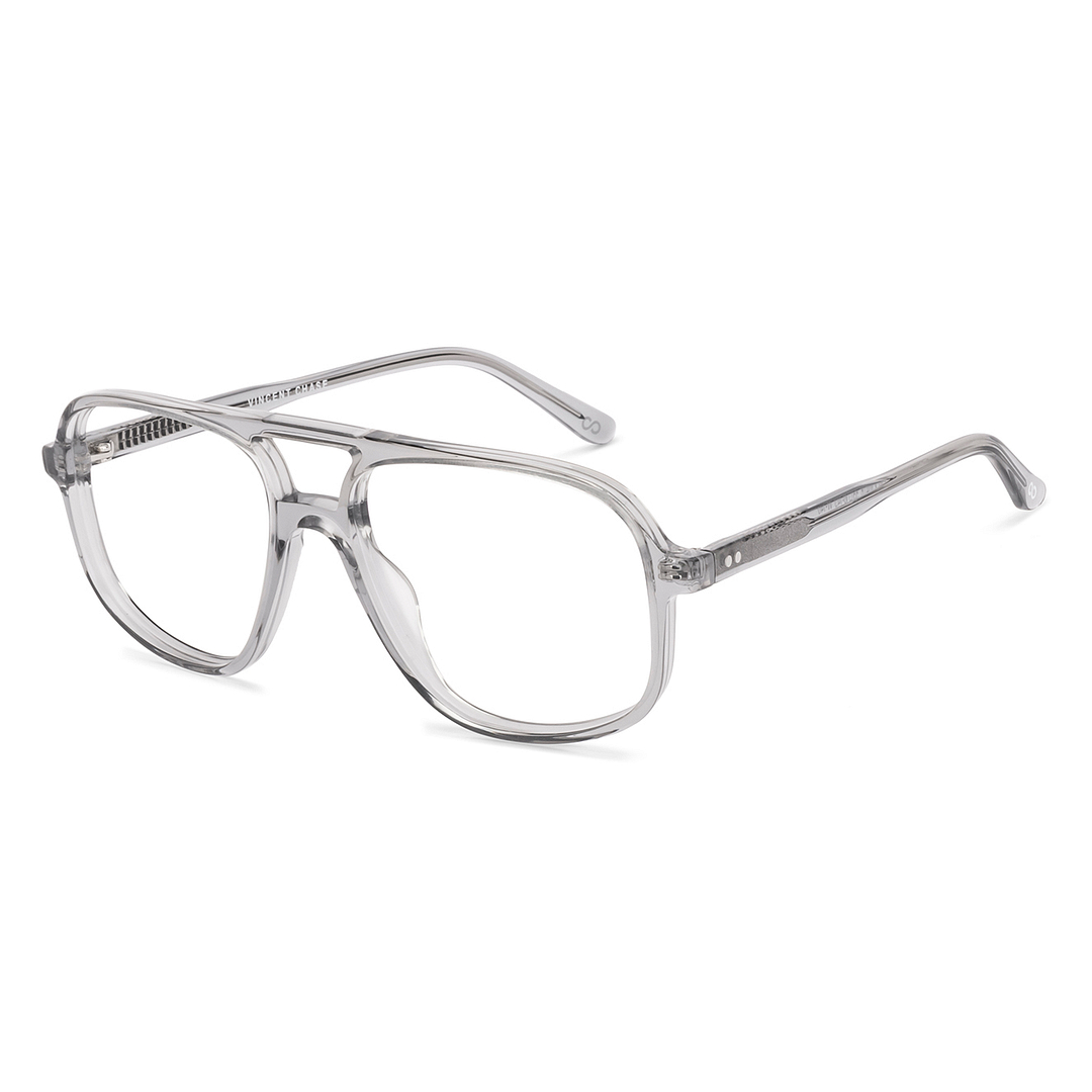 Vincent Chase Online Gray Transparent Full Rim Square left side