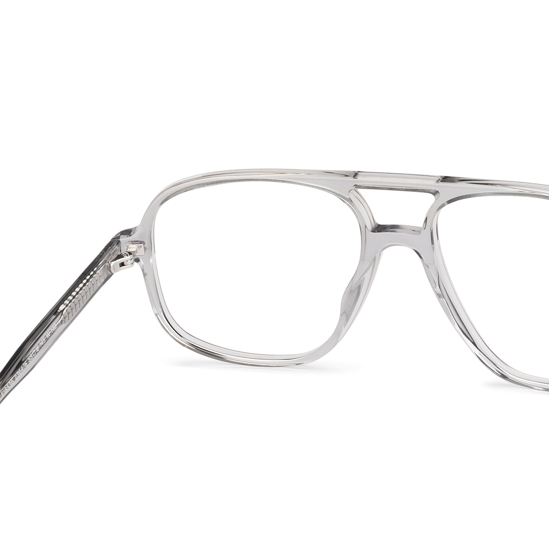 Vincent Chase Online Gray Transparent Full Rim Square left side