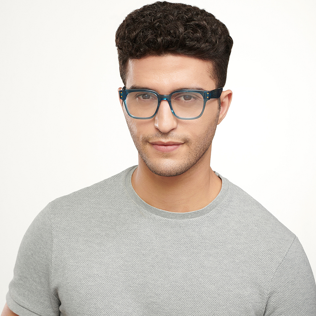Vincent Chase Online Sky Blue Full Rim Square right side