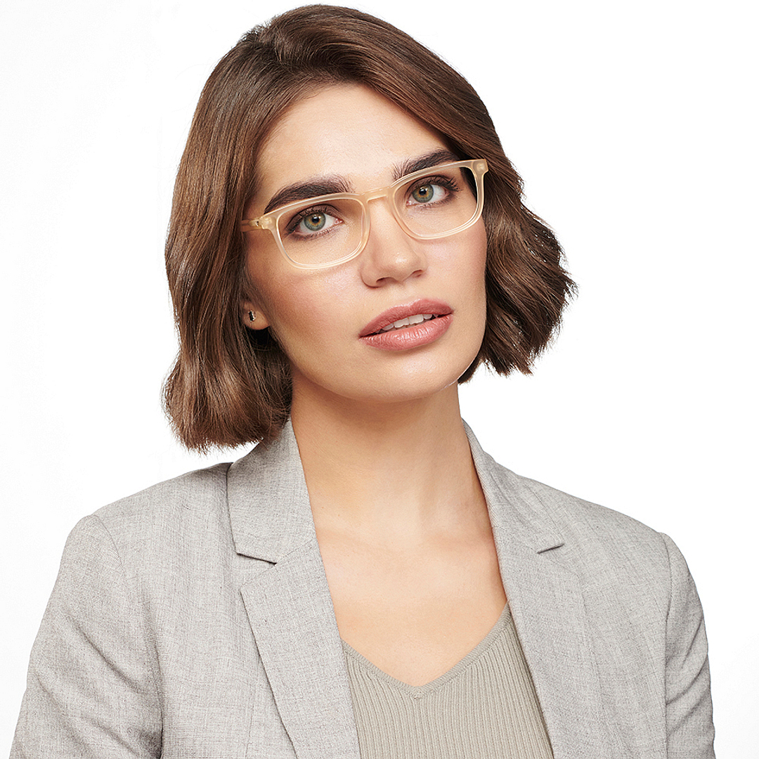 Vincent Chase Online Yellow Full Rim Rectangle left side