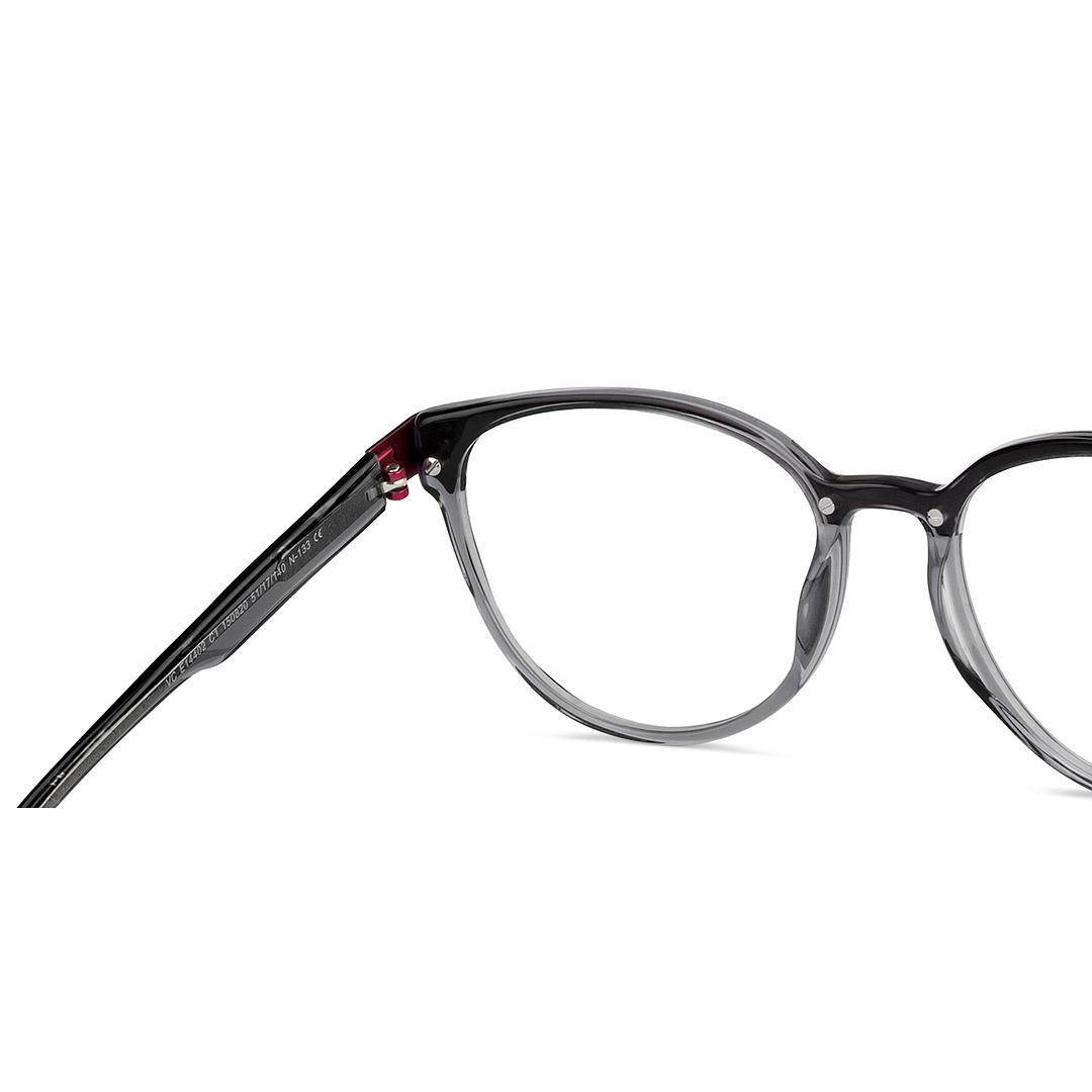Vincent Chase Online Gray Transparent Full Rim Round right side