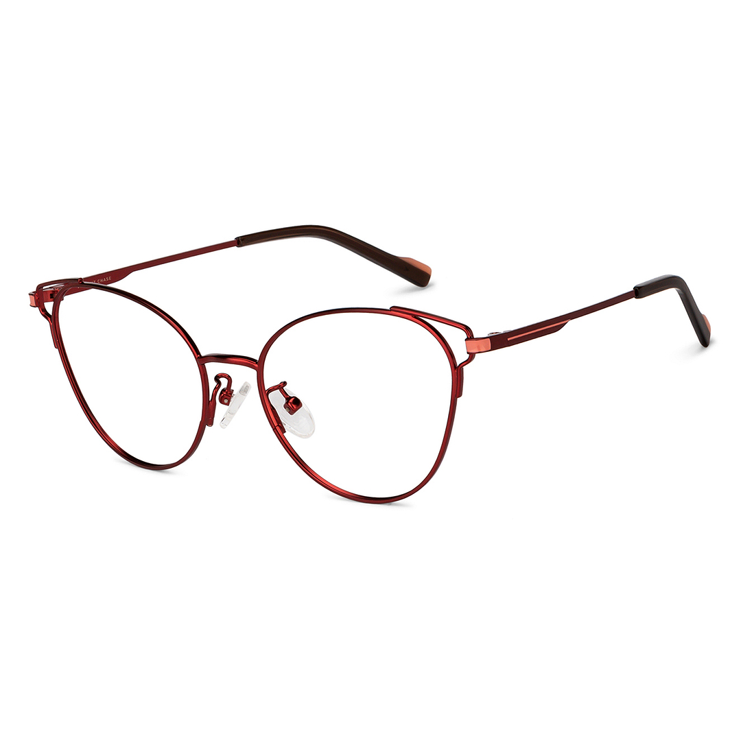 Vincent Chase Online Red Full Rim Cat Eye right side