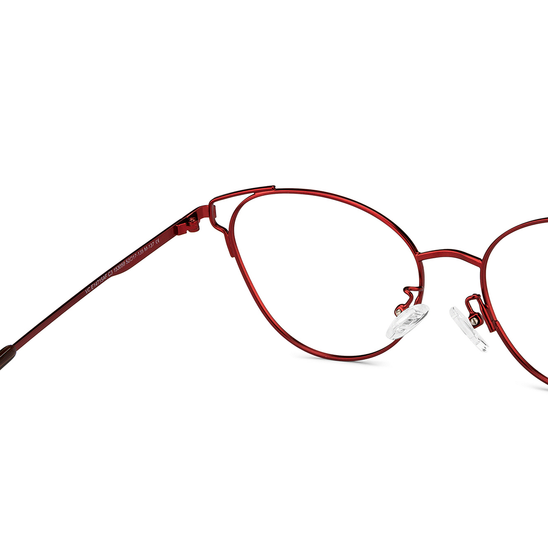 Vincent Chase Online Red Full Rim Cat Eye right side