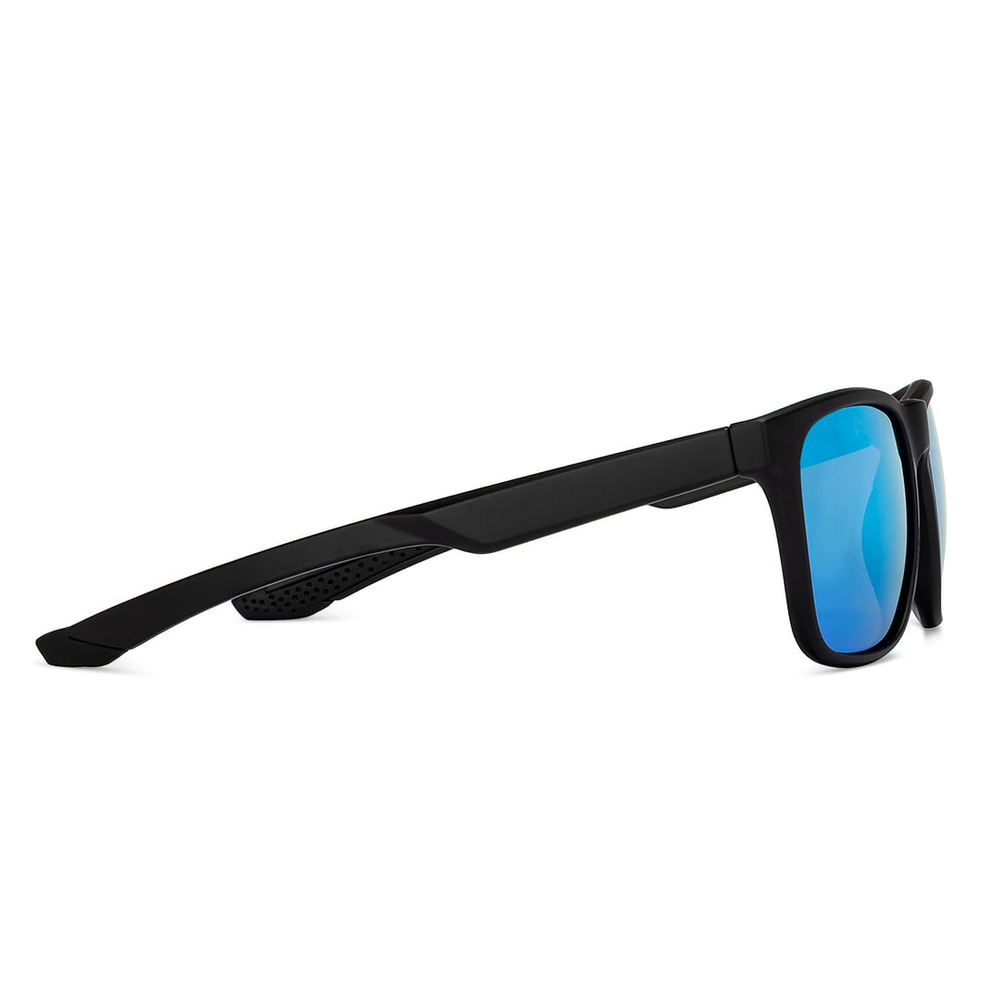 Vincent Chase Polarized Black Full Rim Square left side