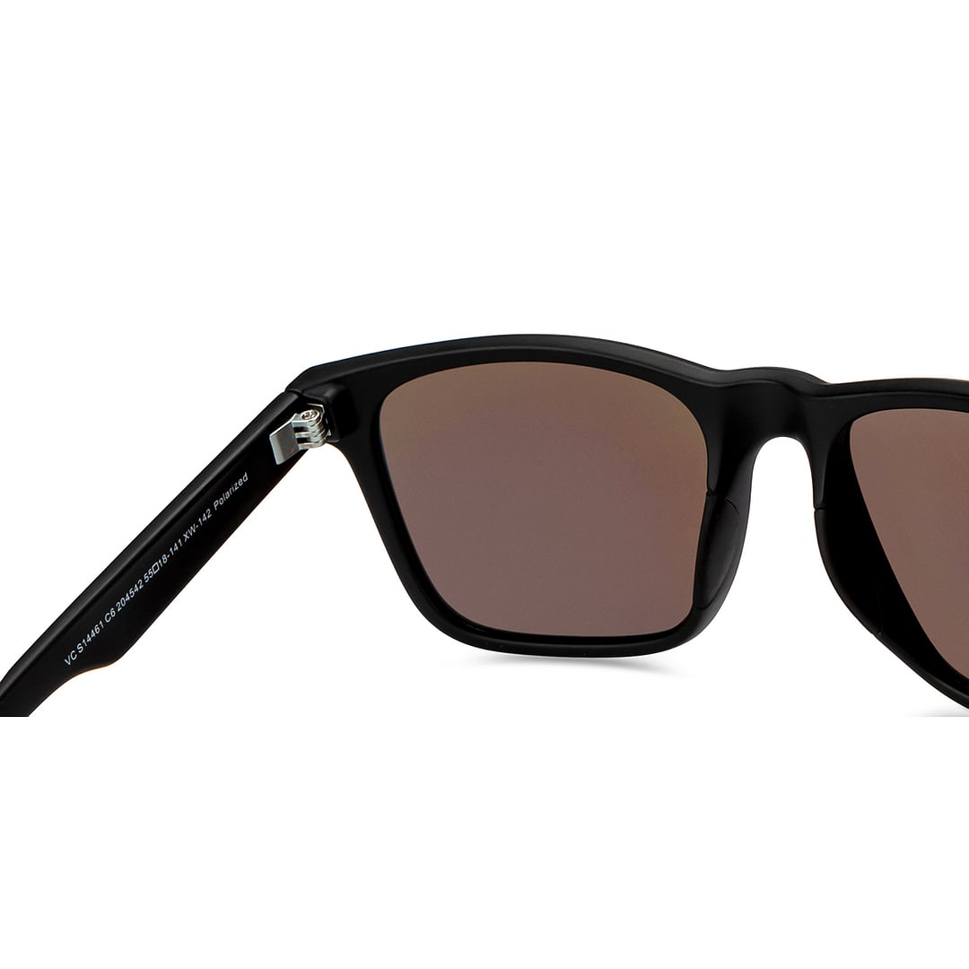 Vincent Chase Polarized Black Full Rim Square right side