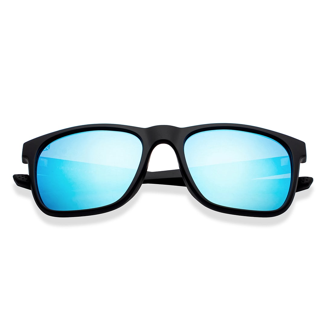 Vincent Chase Polarized Black Full Rim Square left side