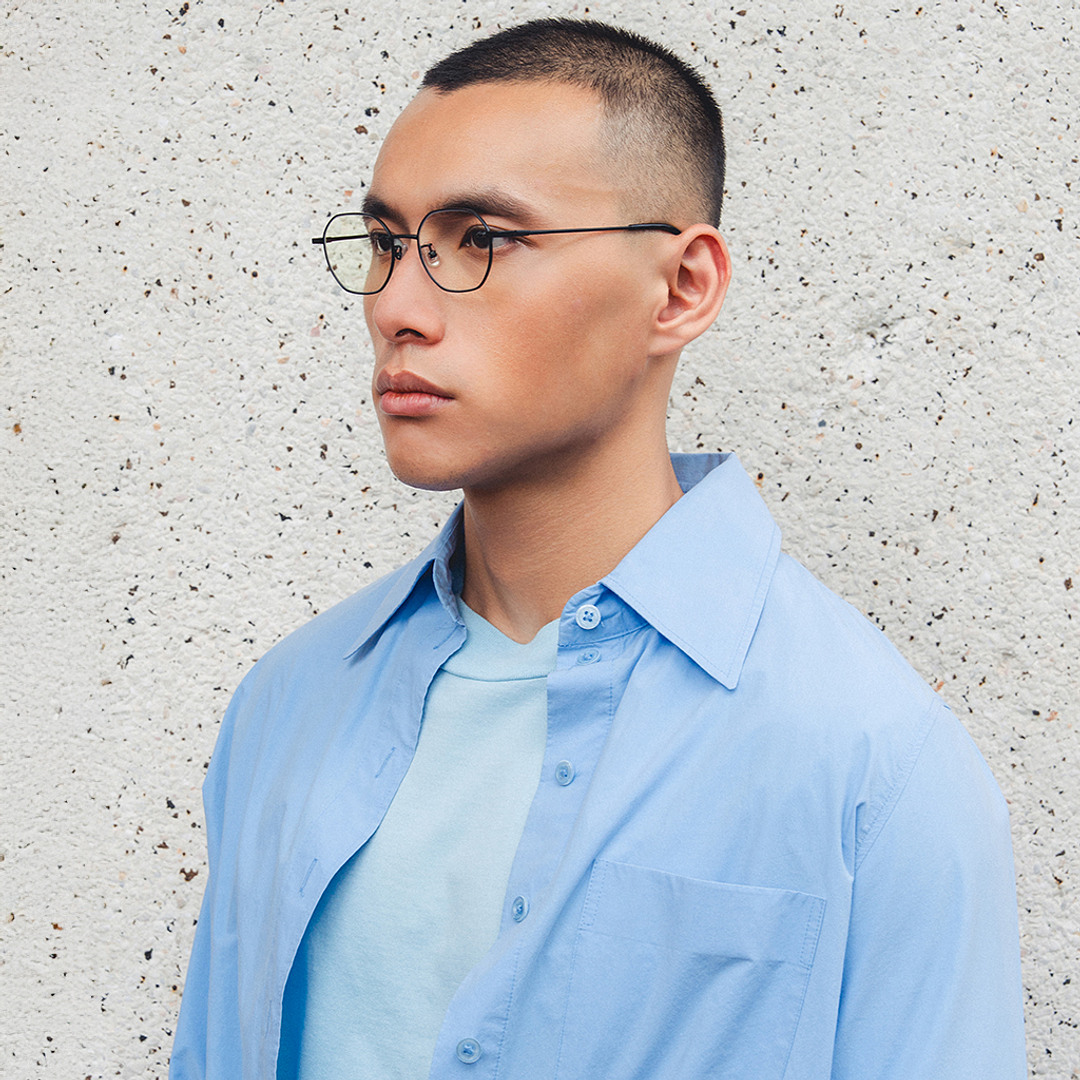 Vincent Chase Online Black Full Rim Geometric right side