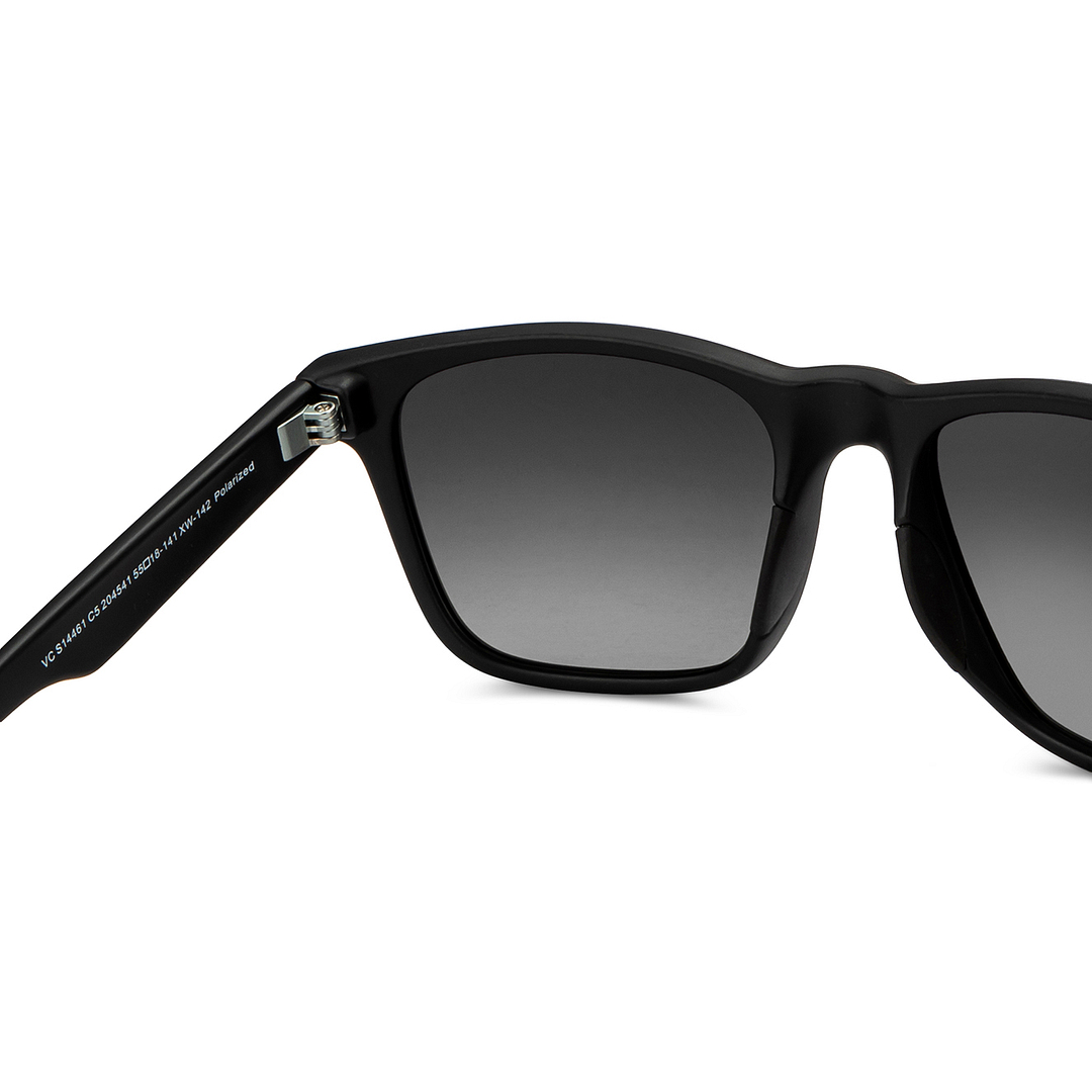Vincent Chase Polarized Black Full Rim Square right side