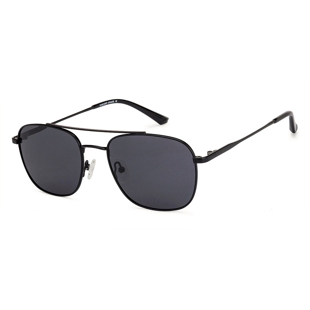 Vincent Chase Polarized Black Full Rim Rectangle left side