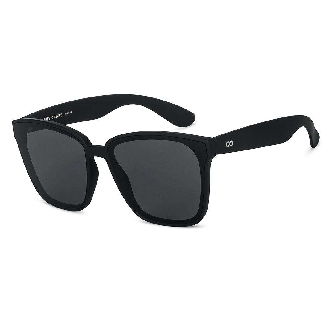 Vincent Chase Black Full Rim Square left side