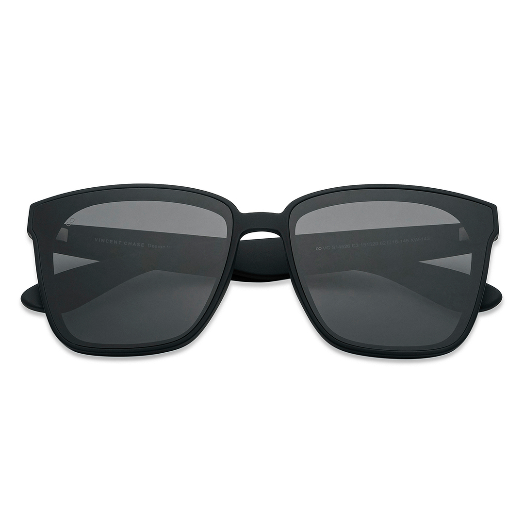 Vincent Chase Black Full Rim Square right side