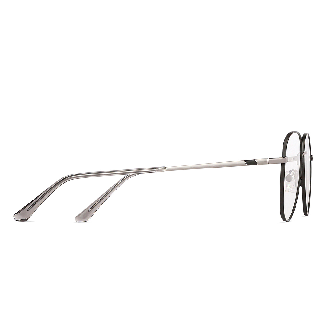 Vincent Chase Black Full Rim Round left side