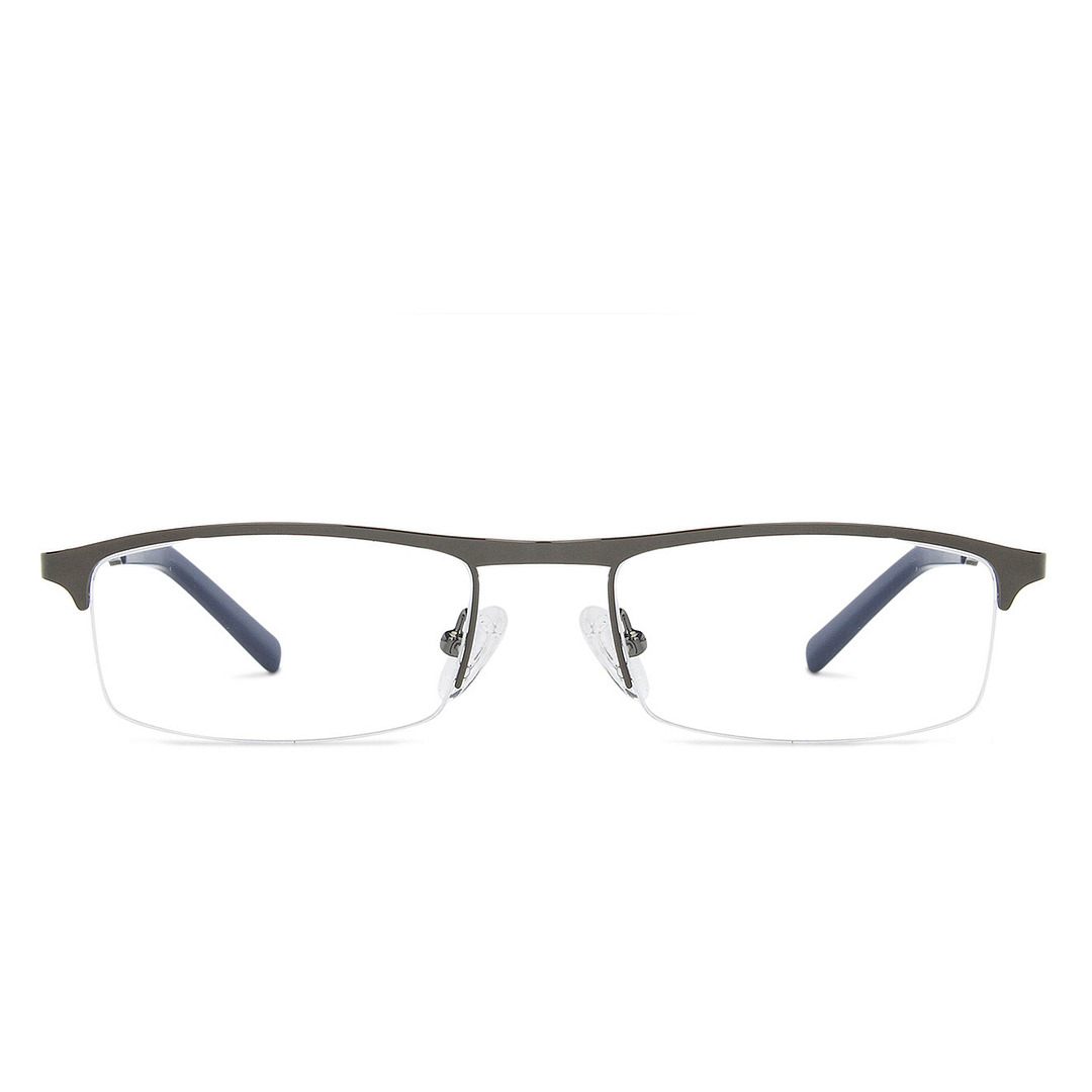 Vincent Chase Mid Gunmetal Half Rim Rectangle right side