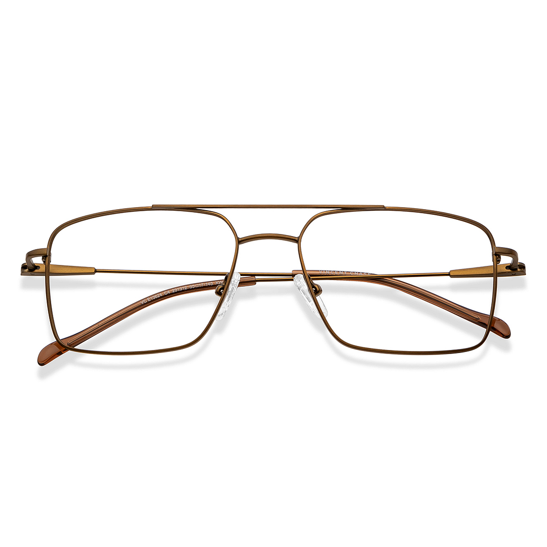 Vincent Chase Online Olive Green Full Rim Square left side