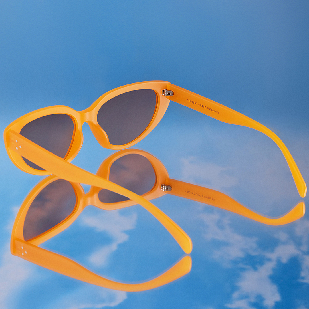 Vincent Chase Online Brown Full Rim Cat Eye left side