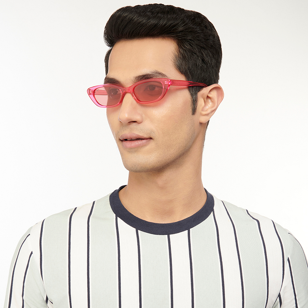 Vincent Chase Online Pink Full Rim Cat Eye left side