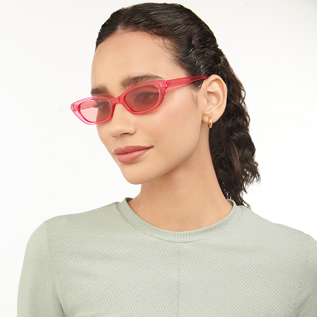 Vincent Chase Online Pink Full Rim Cat Eye left side