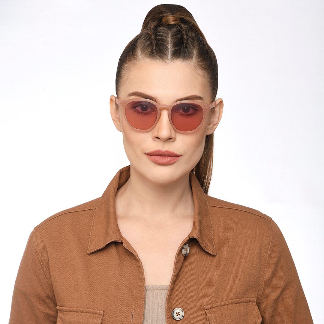 Vincent Chase Polarized Pink Full Rim Round right side