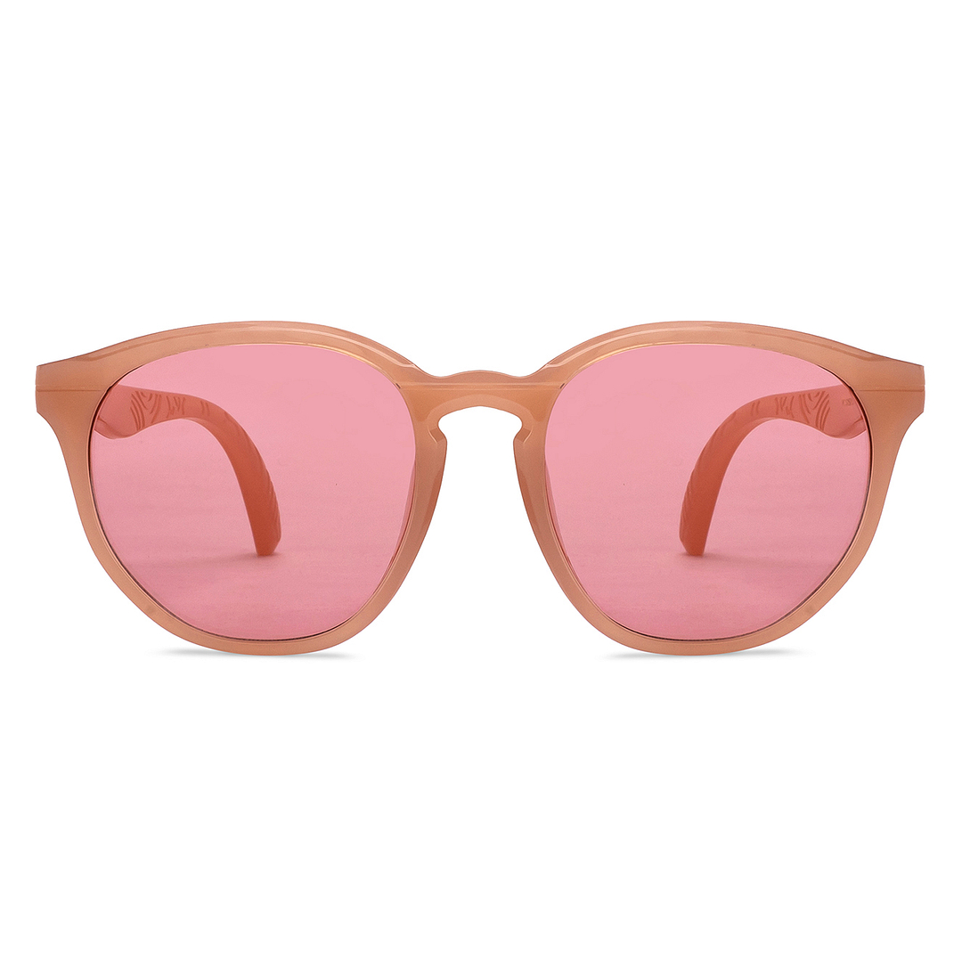 Vincent Chase Polarized Pink Full Rim Round left side
