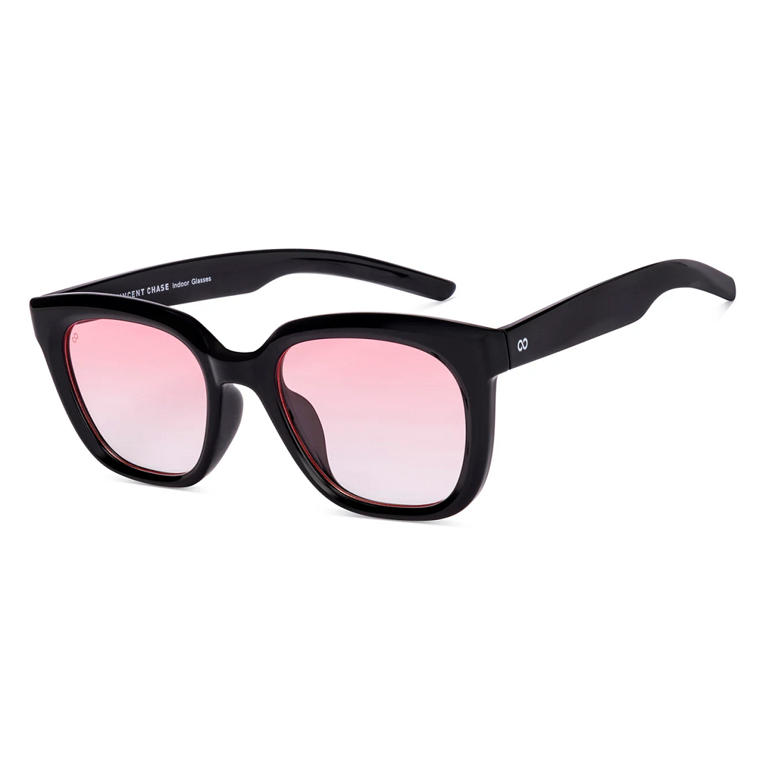 Buy Pink Gradient Black Full Rim Square Vincent Chase INDOOR