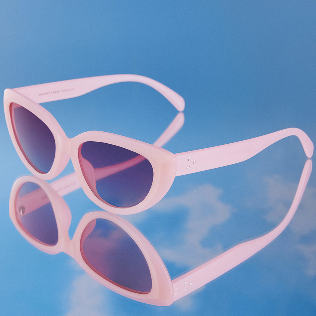 Vincent Chase Online Pink Full Rim Cat Eye left side