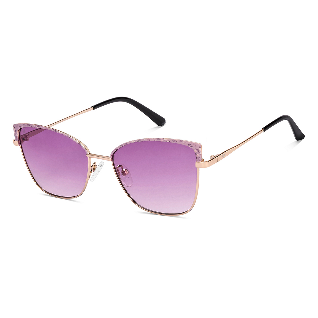 Buy Pink Gradient Gold Full Rim Cat Eye Vincent Chase FLORAL EDIT