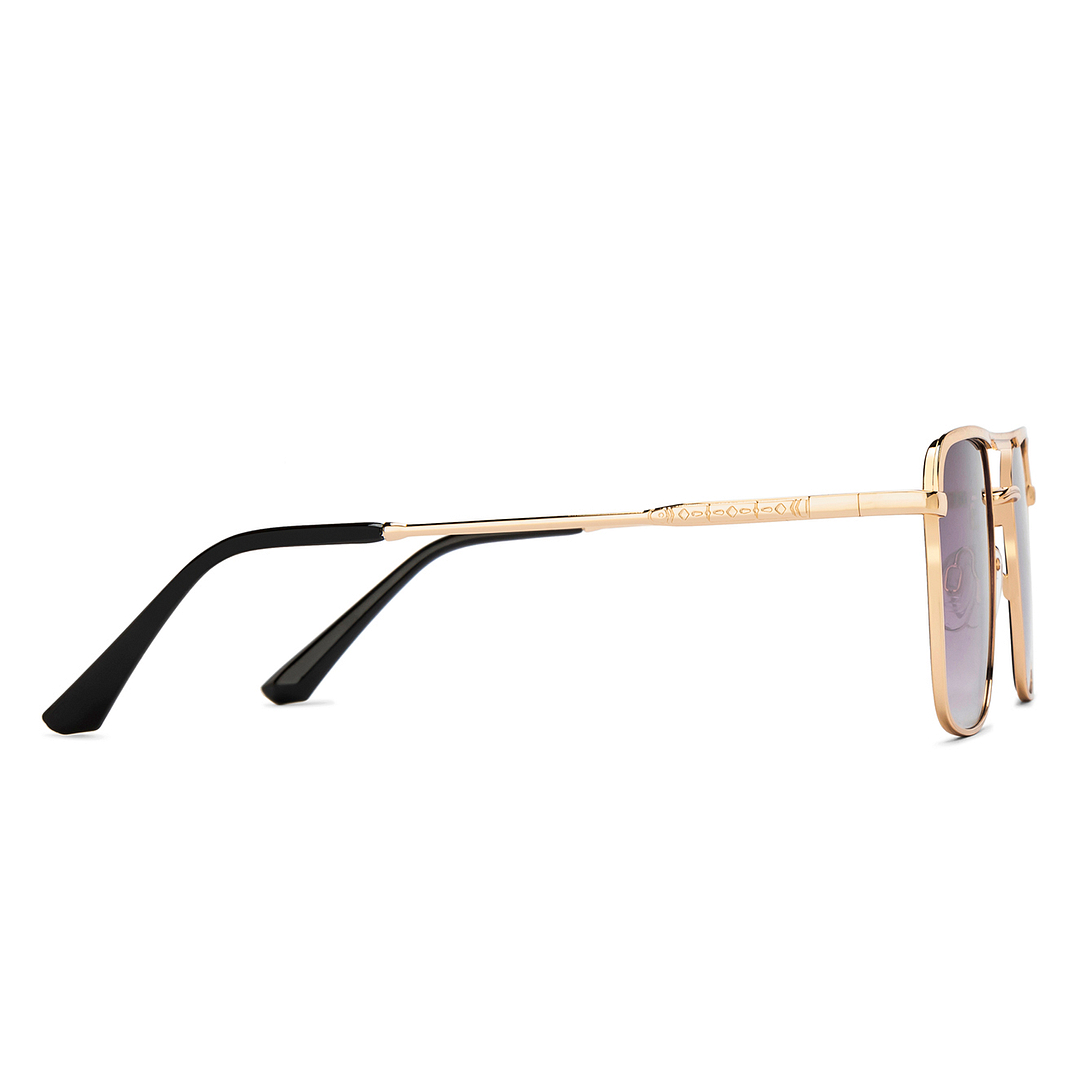 Vincent Chase Gold Full Rim Rectangle left side