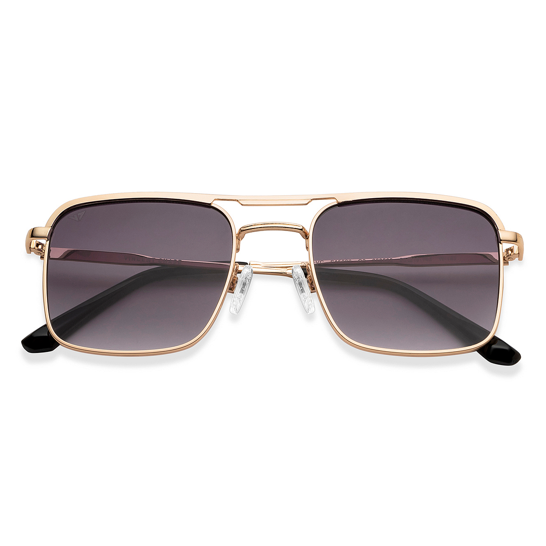 Vincent Chase Gold Full Rim Rectangle left side