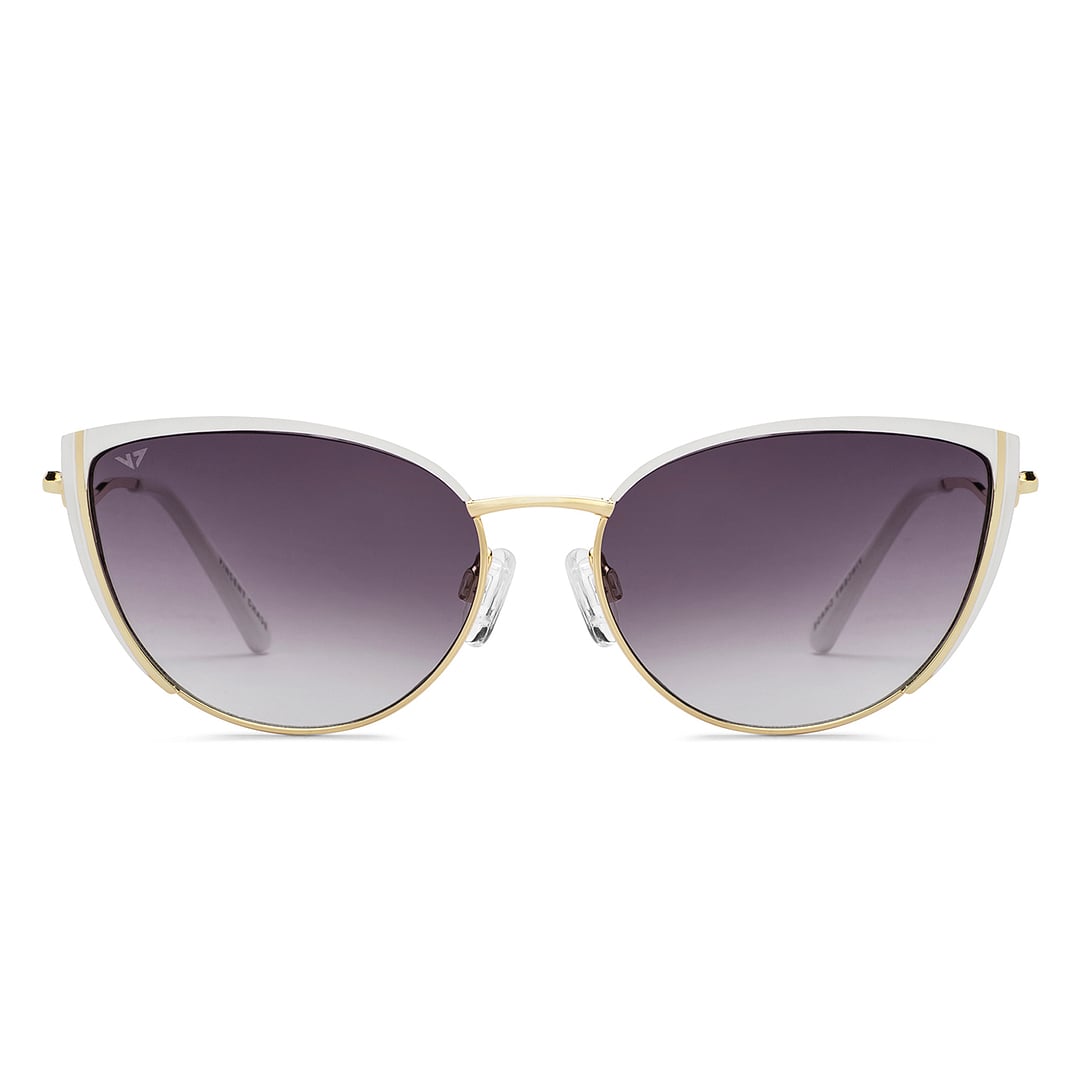 Vincent Chase Gold Full Rim Cat Eye left side