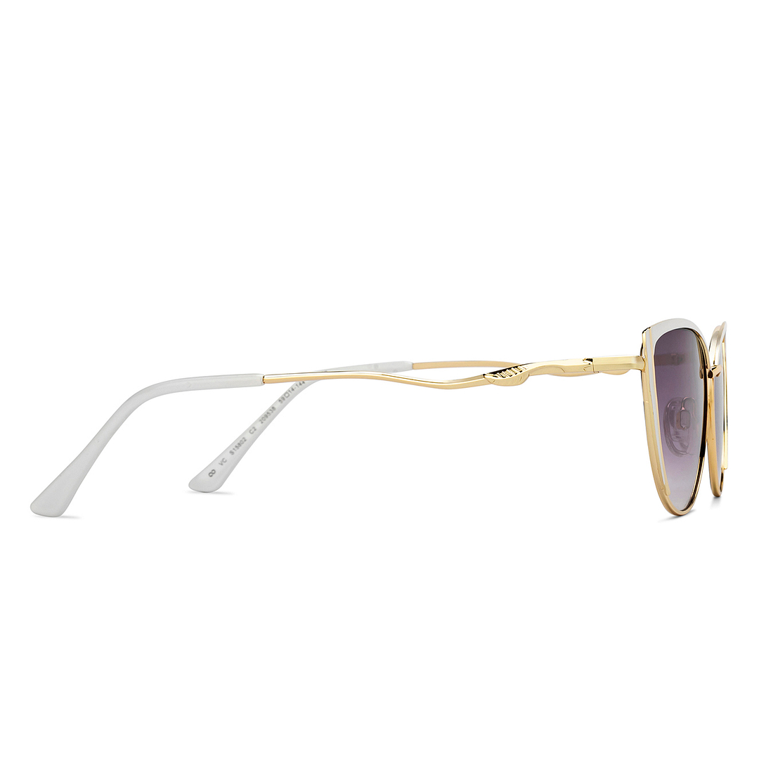 Vincent Chase Gold Full Rim Cat Eye left side