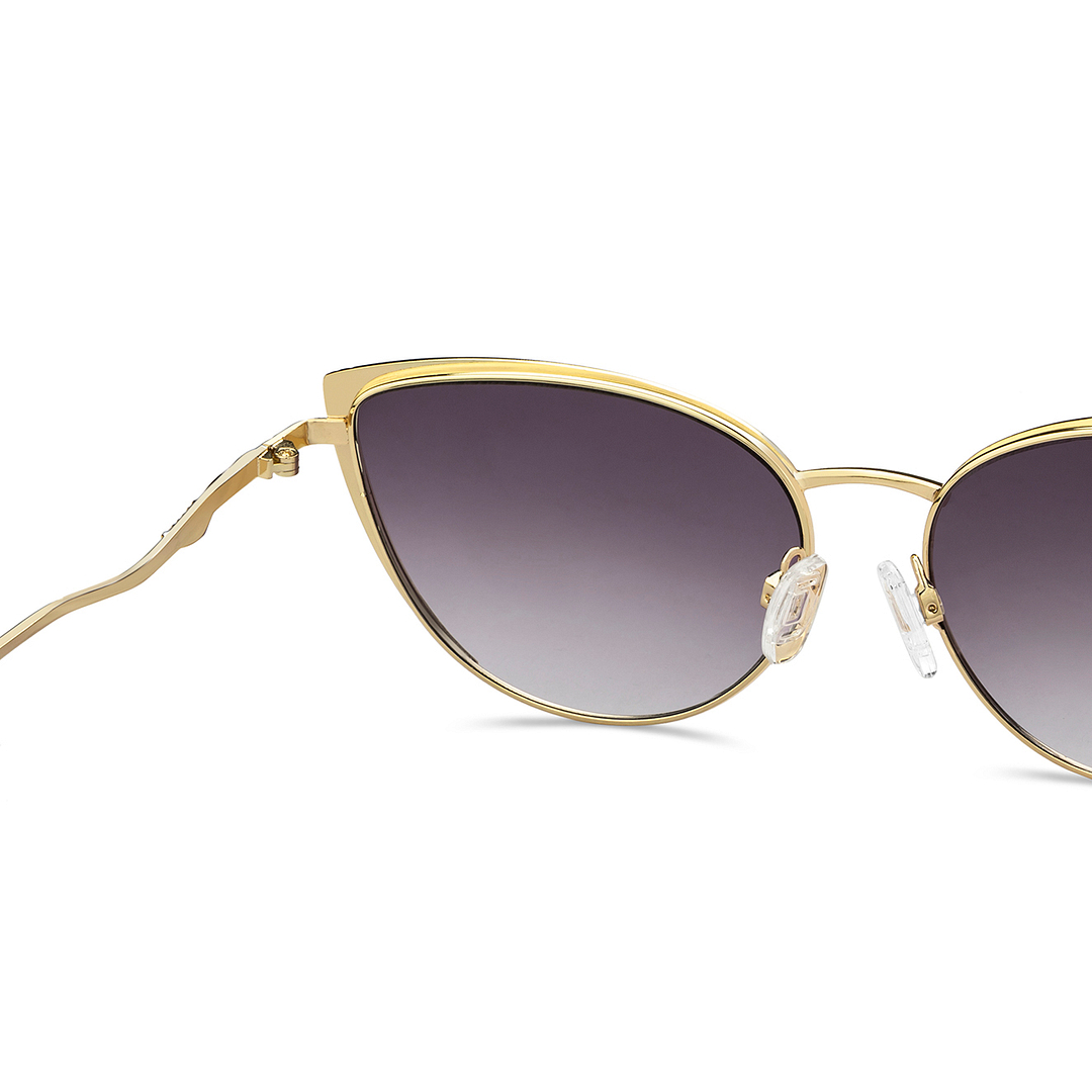 Vincent Chase Gold Full Rim Cat Eye right side