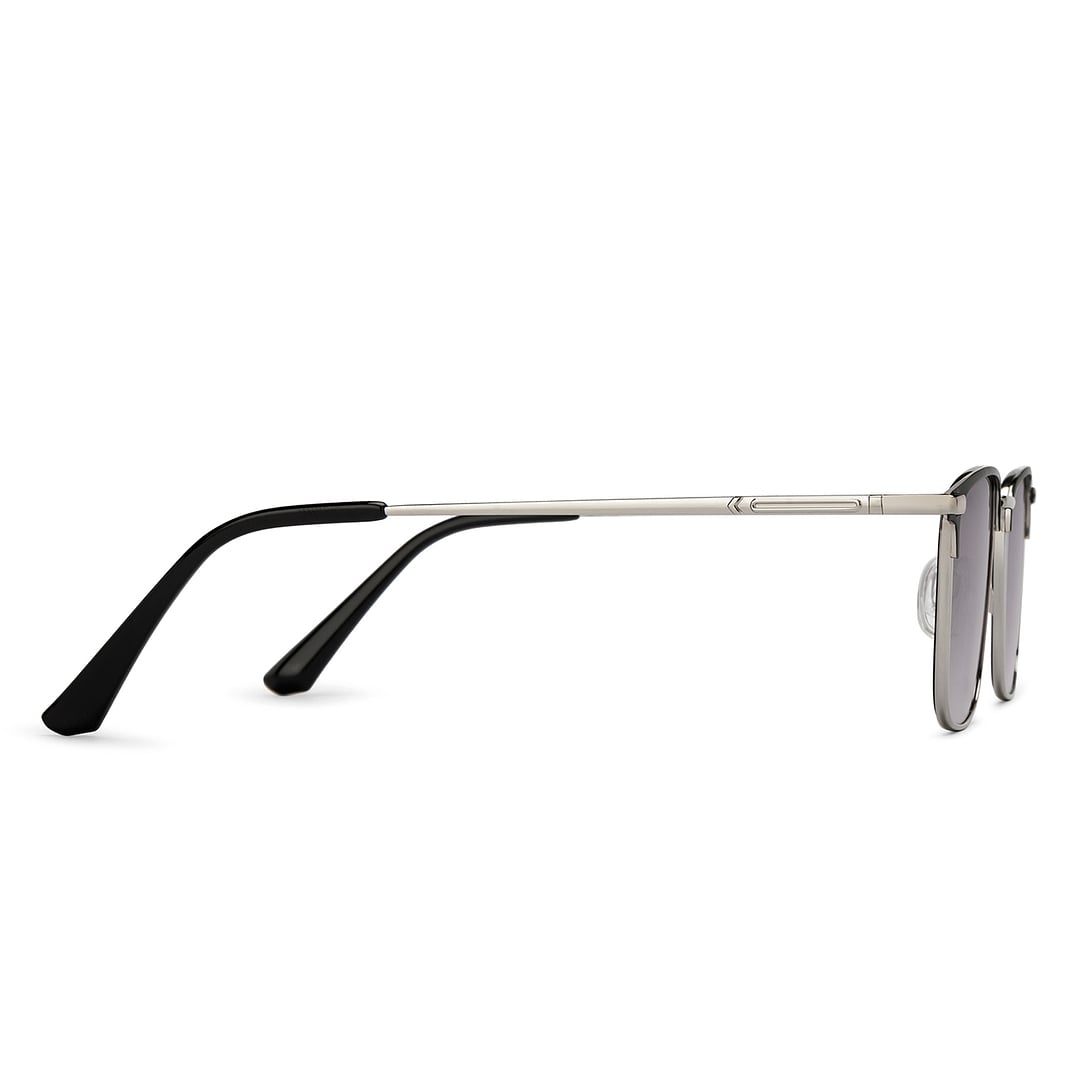 Vincent Chase Silver Full Rim Clubmaster left side