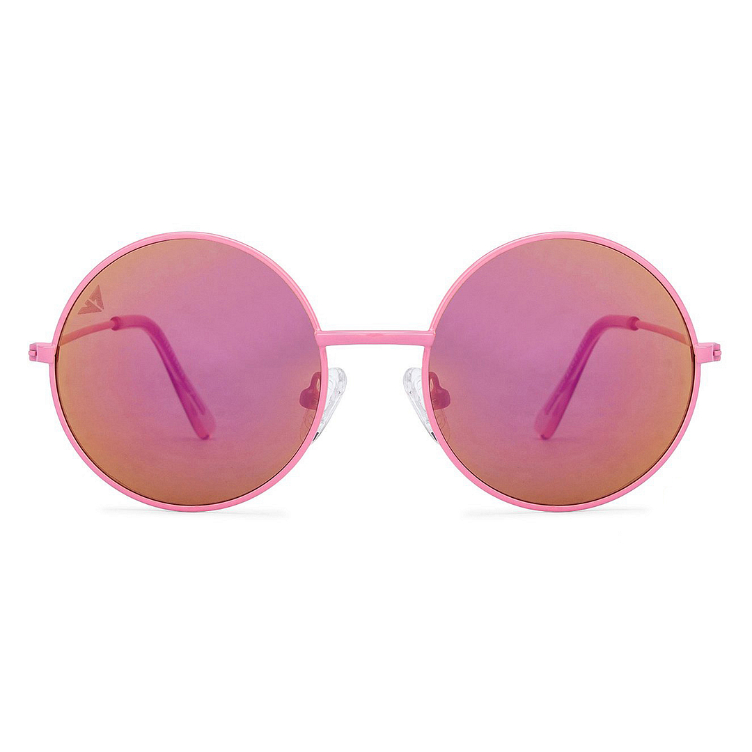 Hooper Pink Full Rim Round left side
