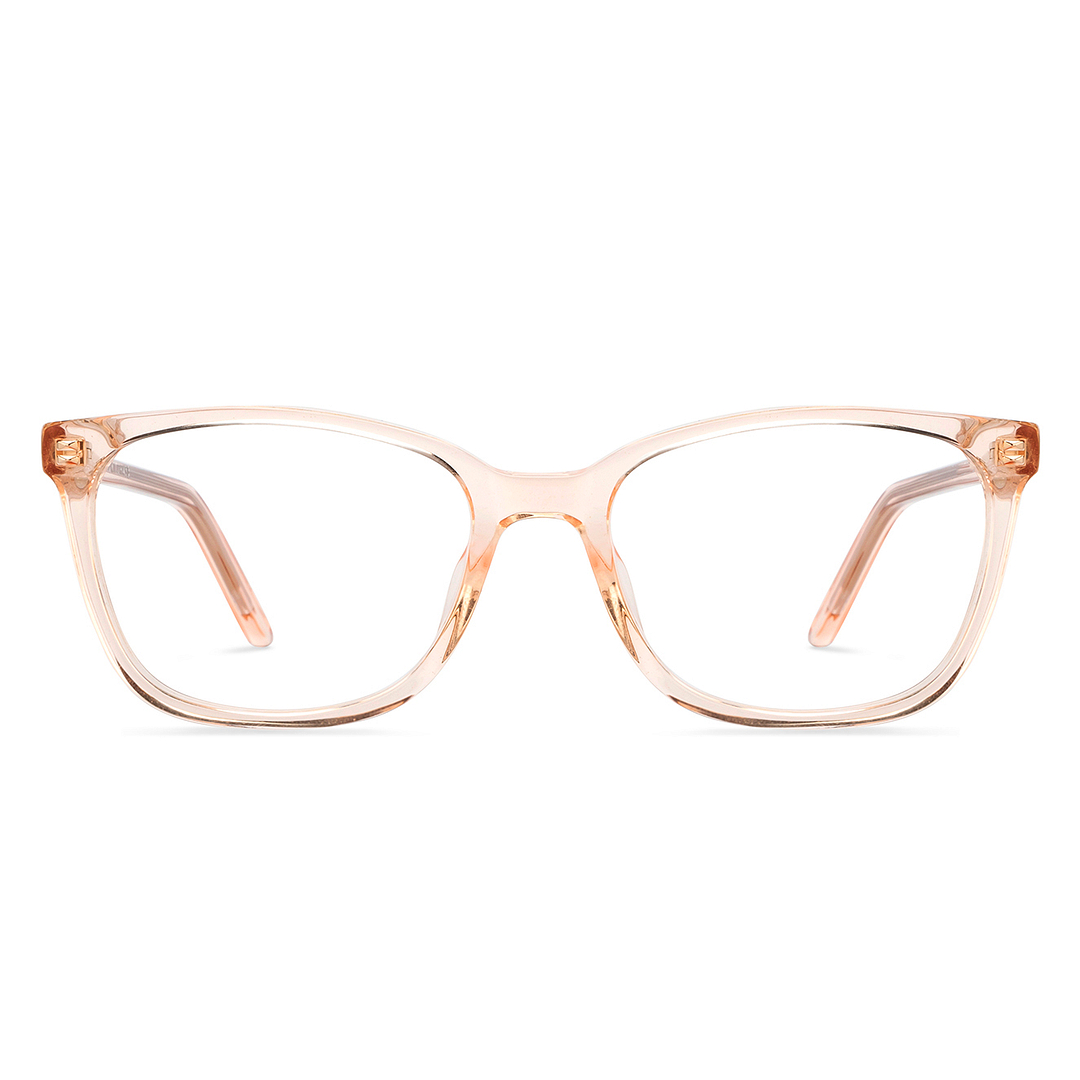 Vincent Chase Pink Transparent Full Rim Rectangle right side