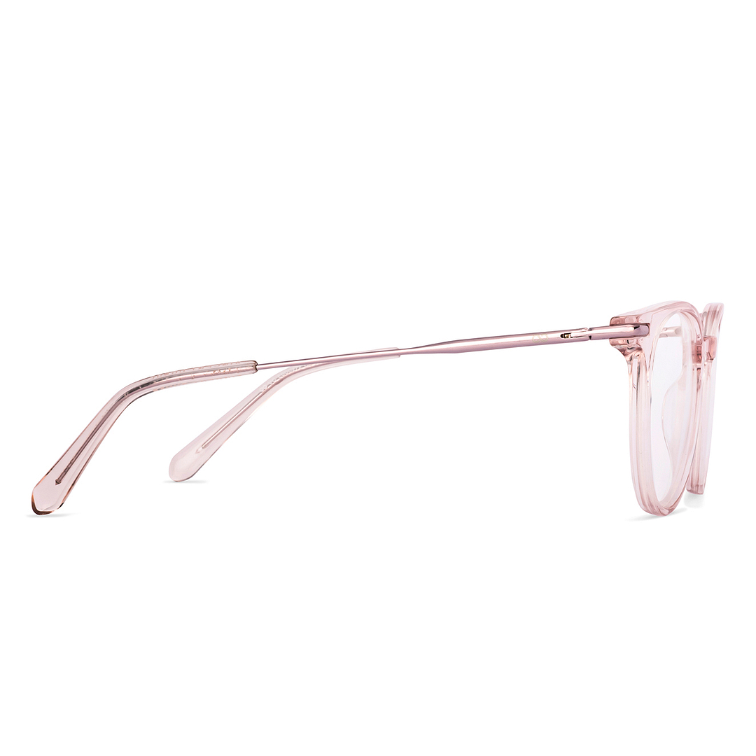Vincent Chase Online Pink Transparent Full Rim Round left side