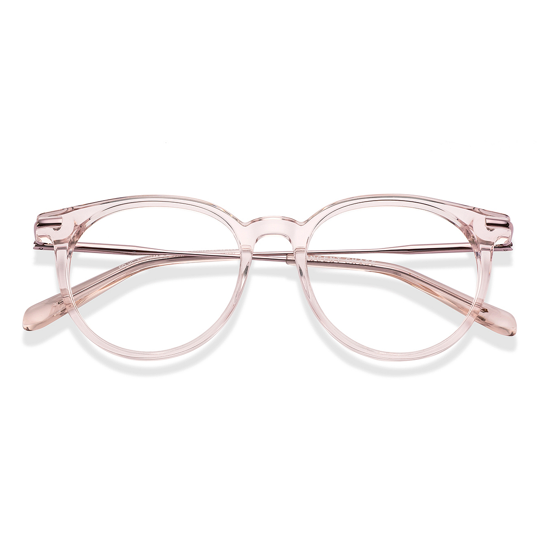 Vincent Chase Online Pink Transparent Full Rim Round left side
