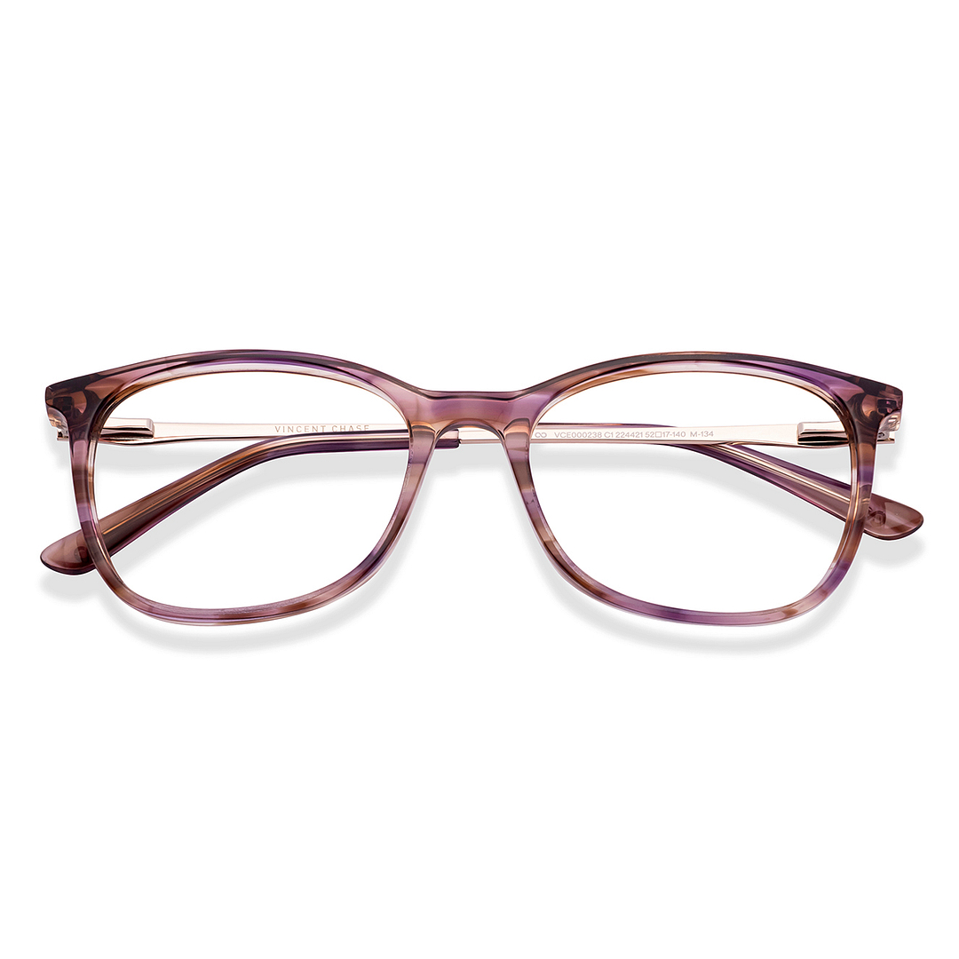 Vincent Chase Purple Full Rim Cat Eye left side